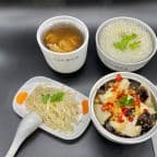 Best Fish with Homemade Chili + Stewed Soup + Jasmine Rice + Vege in Daly City, CA