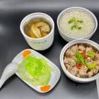 Best Steamed Spareribs + Stewed Soup + Jasmine Rice + Vege in Daly City, CA